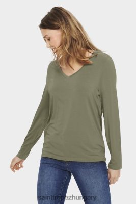 Budapest Saint Tropez | Saint Tropez adeliasz blúz LP266D640 pézsma nők