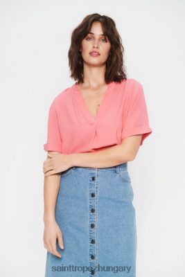 Budapest Saint Tropez | Saint Tropez agnessz ss felső LP266D1212 tearózsa nők
