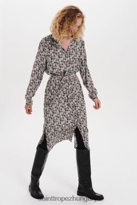 Budapest Saint Tropez | Saint Tropez blancasz ls ruha LP266D314 agancs csiszolt virágok nők