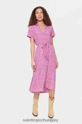 Budapest Saint Tropez | Saint Tropez blancasz ss ruha vádli hossz LP266D2 eperfa blix vonalak nők