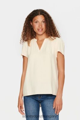 Budapest Saint Tropez | Saint Tropez brittasz ss felső LP266D1198 krém nők