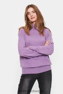 Budapest Saint Tropez | Saint Tropez casandrasz ls pulóver LP266D1062 szórt orchidea-melange nők