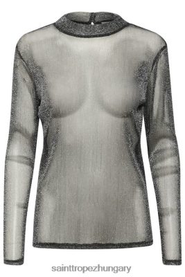 Budapest Saint Tropez | Saint Tropez delilasz ls blúz LP266D604 fekete nők