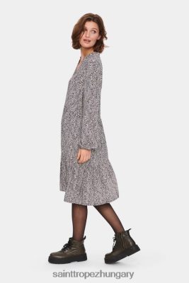 Budapest Saint Tropez | Saint Tropez edasz ls ruha LP266D408 éjszakai égbolt zig zebra nők