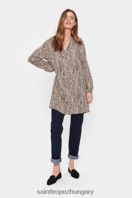 Budapest Saint Tropez | Saint Tropez edasz tunika LP266D134 dokin zig zebra nők