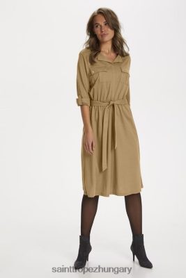 Budapest Saint Tropez | Saint Tropez ellianasz jersey ruha LP266D364 pekándió barna nők