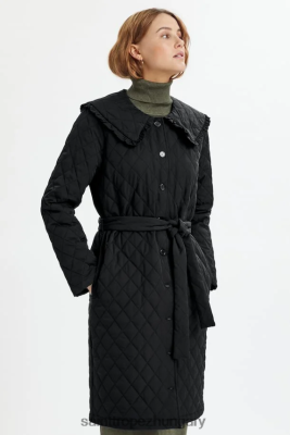 Budapest Saint Tropez | Saint Tropez herthasz kabát LP266D796 fekete nők