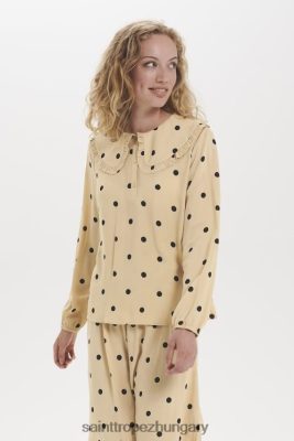 Budapest Saint Tropez | Saint Tropez izolsz ing LP266D510 krém kör alakú pont nők