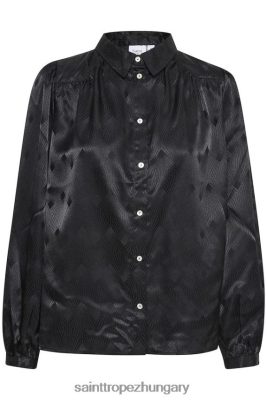 Budapest Saint Tropez | Saint Tropez jackiesz ing LP266D524 fekete nők