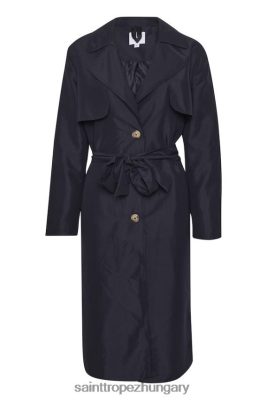 Budapest Saint Tropez | Saint Tropez kerstinsz kabát LP266D808 kék mély nők