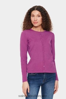 Budapest Saint Tropez | Saint Tropez milasz kötött kardigán LP266D876 ragyogó orchidea nők