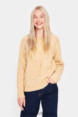 Budapest Saint Tropez | Saint Tropez pellasz kardigán LP266D954 tevebarna melanzs nők