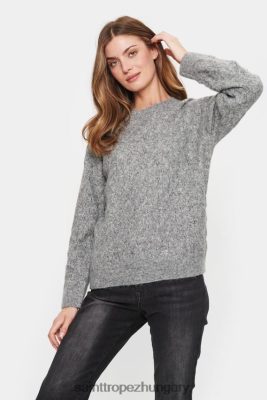 Budapest Saint Tropez | Saint Tropez pellasz pulóver LP266D956 ködszürke melanzs nők