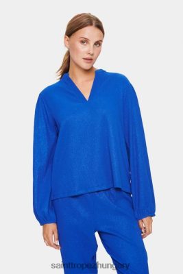 Budapest Saint Tropez | Saint Tropez rabeasz blúz LP266D624 szörf kék nők