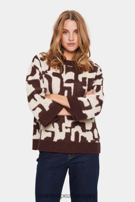 Budapest Saint Tropez | Saint Tropez reyasz pulóver LP266D938 fudge nők