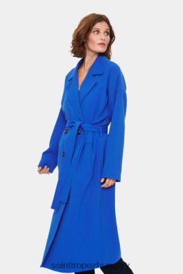 Budapest Saint Tropez | Saint Tropez sallysz kabát LP266D770 vakító kék nők