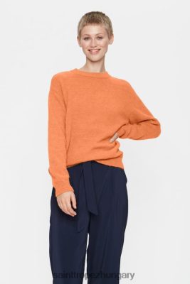Budapest Saint Tropez | Saint Tropez selmasz pulóver LP266D918 poros narancssárga melange nők