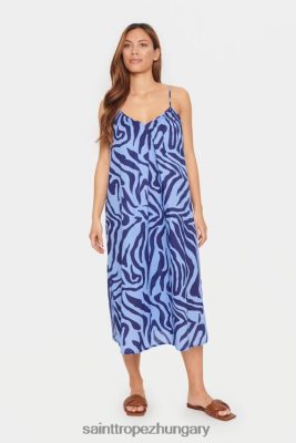 Budapest Saint Tropez | Saint Tropez velmasz ruha LP266D212 hortenzia nagy zebra nők