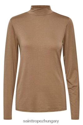 Saint Tropez Hungary | Saint Tropez adeliasz gúnynyakú blúz LP266D681 tigrisszem nők