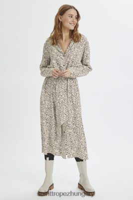 Saint Tropez Hungary | Saint Tropez blancasz ls ruha LP266D315 pelican midi állatfesték nők