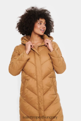 Saint Tropez Hungary | Saint Tropez catjasz hosszú kabát LP266D831 dijon nők