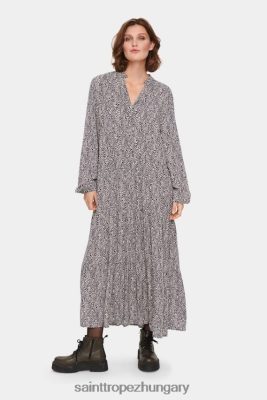 Saint Tropez Hungary | Saint Tropez edasz maxi ruha LP266D347 éjszakai égbolt zig zebra nők
