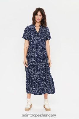 Saint Tropez Hungary | Saint Tropez edasz ss maxi ruha LP266D223 éjszakai égbolt pont nők