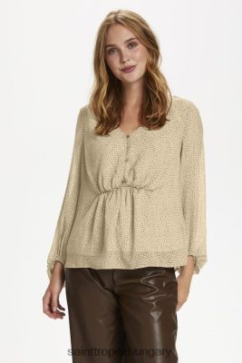 Saint Tropez Hungary | Saint Tropez fridasz ing LP266D545 sötét föld páratlan pont nők