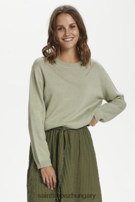 Saint Tropez Hungary | Saint Tropez heraiasz pulóver LP266D1045 bazsalikom nők