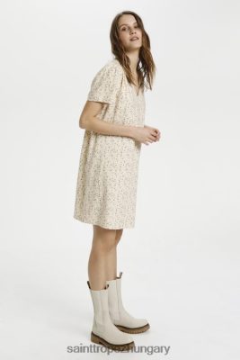 Saint Tropez Hungary | Saint Tropez herlasz ruha LP266D259 krémes vad virágok nők