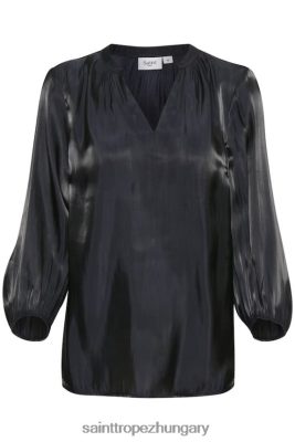 Saint Tropez Hungary | Saint Tropez hosszú ujjú blúz LP266D697 kék mély nők