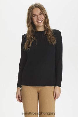 Saint Tropez Hungary | Saint Tropez hosszú ujjú blúz LP266D715 fekete nők