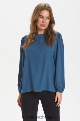 Saint Tropez Hungary | Saint Tropez hosszú ujjú ing LP266D549 sargasso tenger nők