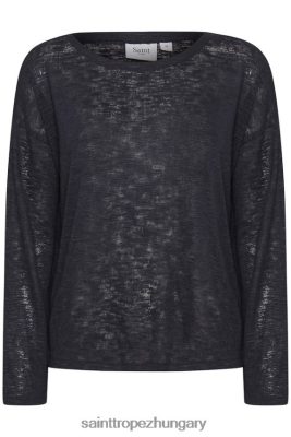 Saint Tropez Hungary | Saint Tropez kötött pulóver LP266D1069 kék mély nők