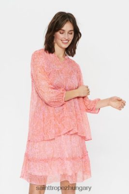 Saint Tropez Hungary | Saint Tropez lucasz blúz LP266D631 orgona c. virágos csíkok nők