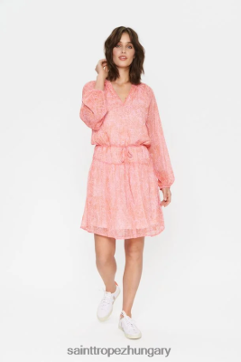 Saint Tropez Hungary | Saint Tropez lucasz valerie ruha LP266D185 orgona c. virágos csíkok nők
