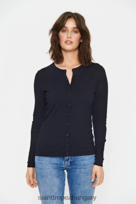 Saint Tropez Hungary | Saint Tropez milasz kötött kardigán LP266D1079 éjszakai égbolt nők