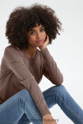 Saint Tropez Hungary | Saint Tropez milasz kötött kardigán LP266D1085 agancsmelange nők