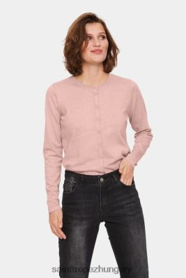 Saint Tropez Hungary | Saint Tropez milasz kötött kardigán LP266D889 szépia rózsa nők