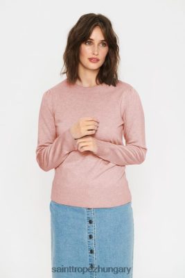 Saint Tropez Hungary | Saint Tropez milasz pulóver LP266D1015 melanzs nők