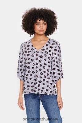 Saint Tropez Hungary | Saint Tropez minasz blúz LP266D645 gyorsezüst virágárnyékok nők