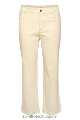 Saint Tropez Hungary | Saint Tropez mollysz mw rövidített farmernadrág LP266D1309 krémes farmer nők