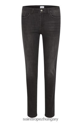 Saint Tropez Hungary | Saint Tropez mollysz mw slim farmer LP266D1307 sötétszürke farmer nők