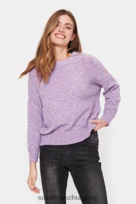 Saint Tropez Hungary | Saint Tropez pavlasz pulóver LP266D971 szórt orchidea-melange nők