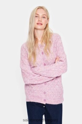 Saint Tropez Hungary | Saint Tropez piannasz kardigán LP266D921 tearózsa melange nők