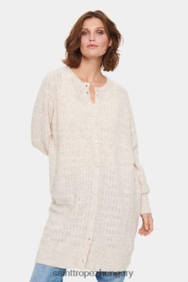 Saint Tropez Hungary | Saint Tropez szeniasz kardigán LP266D929 creme melange nők