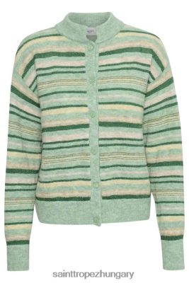 Saint Tropez Hungary | Saint Tropez theasz kardigán LP266D861 zselés bab melanzs nők