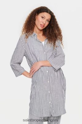 Saint Tropez Hungary | Saint Tropez ulinasz ing LP266D419 éjszakai égbolt csíkja nők