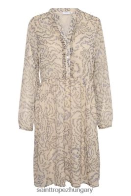 Saint Tropez Hungary | Saint Tropez valeriasz ruha LP266D219 zabpehely hullám hab nők
